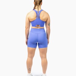 HOLO Medium Legging – 7/8 Length, High Compression & Breathable- Cyan- Velites