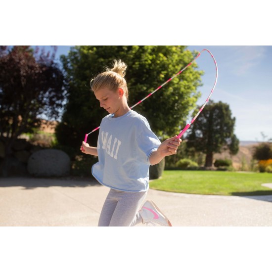 
                                        Kids Signature Beaded Jump Rope – Pink/Purple – Elite Jumps