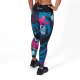 
                                        Дълъг дамски клин с висока талия AuraLux II Neon Clash Teal/Pink – Titan Box Wear