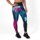 
                                        Дълъг дамски клин с висока талия AuraLux II Neon Clash Teal/Pink – Titan Box Wear