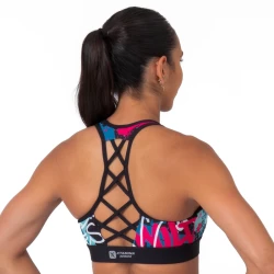 Спортно бюстие Xtamina Edge (Neon Clash Teal/Pink) – Titan Box Wear