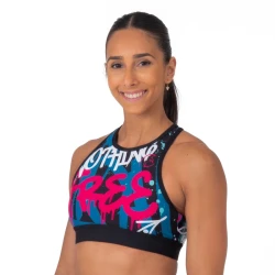 Спортно бюстие Xtamina Edge (Neon Clash Teal/Pink) – Titan Box Wear