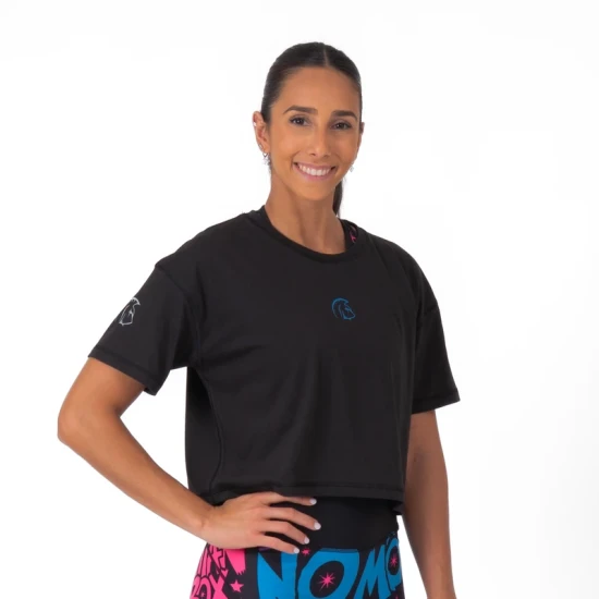 
                                        Дамска спортна тениска Ecoactive Neo Crop Tee (Titan Wod) – Titan Box Wear