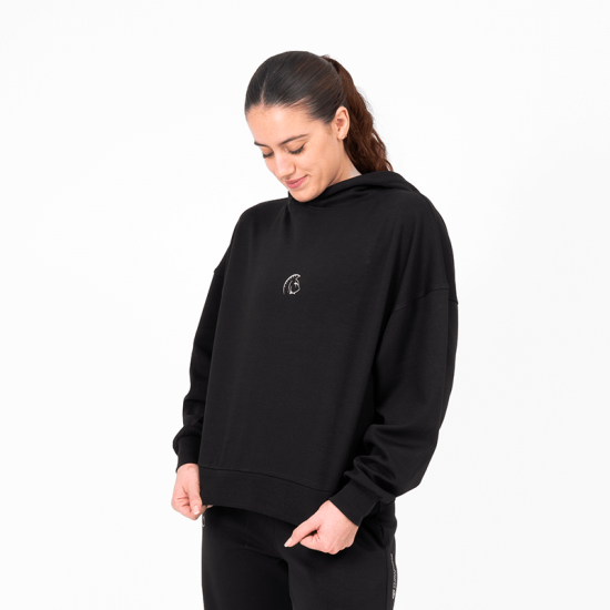 
                                        Women's Oversized Hoodie ClimaGuard Flow (Barbell Witch) – Titan Box Wear