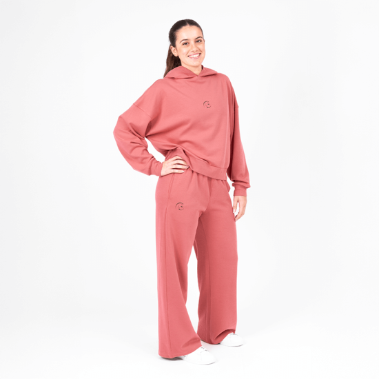 
                                        Дамски суитшърт Oversized ClimaGuard Flow (Barbell Brat) – Titan Box Wear