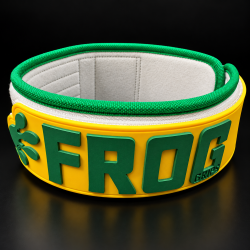Колан за вдигане на тежести Frog Lifting Belt Green and Gold – Frog Grips