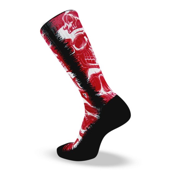 
                                        Sports socks SCARLET SKULLS