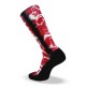 
                                        Sports socks SCARLET SKULLS