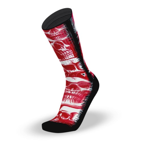
                                        Sports socks SCARLET SKULLS
